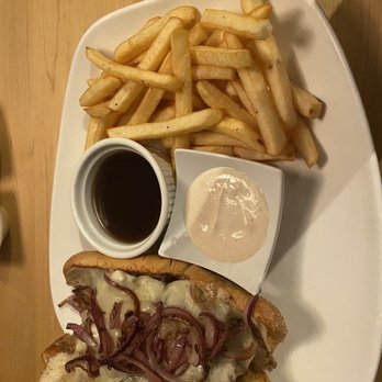 Chop Block Grill - French Dip Friday!! Delicious lunch special! 12 bucks and it comes with iced tea! Amazing!! - Steakhouses Near Me - Brooksville, Florida Chop Block Grill - French Dip Friday!! Delicious lunch special! 12 bucks and it comes with iced tea! Amazing!! - Steakhouses Near Me - Brooksville, Florida