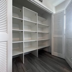 Kabbat Handyman - Shelves were installed in our closet per our design requests.
