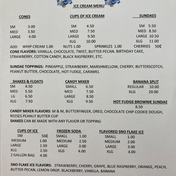 Wood’s Dairette - This is the menu and prices for 2026. - Ice Cream & Frozen Yogurt Near Me - Bunker, Missouri Wood’s Dairette - This is the menu and prices for 2026. - Ice Cream & Frozen Yogurt Near Me - Bunker, Missouri