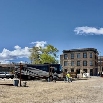 Goldfield Miner's Camp - Our RV and 2 sites next to us. The main highway is one block up. - RV Parks Near Me - Goldfield, Nevada Goldfield Miner's Camp - Our RV and 2 sites next to us. The main highway is one block up. - RV Parks Near Me - Goldfield, Nevada