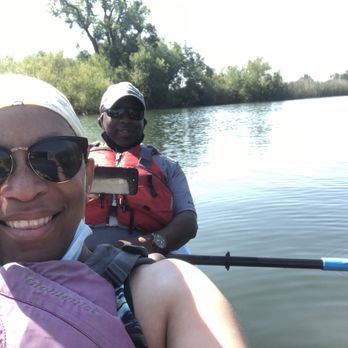 Headwaters Kayak Shop - Me & hubby enjoying Lodi Lake. - Rafting/Kayaking Near Me - Lodi, California