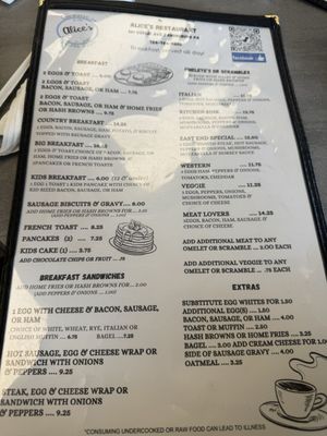 Menu photo 2 Alice's Canonsburg, PA