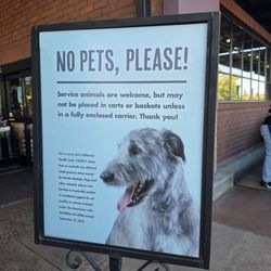 Foodmaxx - Take note of the signs posted at BOTH entrances of Nugget Market in Sacramento (thank you Nugget!)