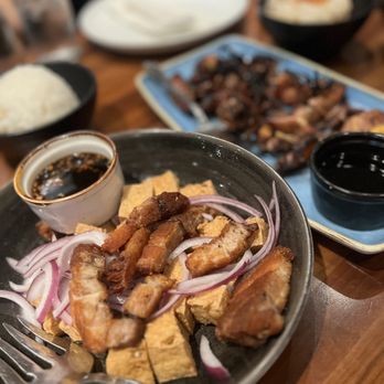 Avenida Restaurant - Tokwa't Lechon Kawali (Crispy Tofu with Crispy Pork Belly) - Filipino Near Me - San Mateo, California