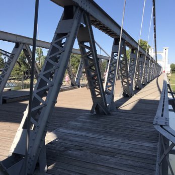 Waco Suspension Bridge - On the bridge path - Landmarks & Historical Buildings Near Me - Waco, Texas Waco Suspension Bridge - On the bridge path - Landmarks & Historical Buildings Near Me - Waco, Texas