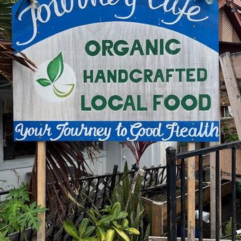Journey Cafe Big Island - Outdoor signage - Vegan Near Me - Kailua-kona, Hawaii