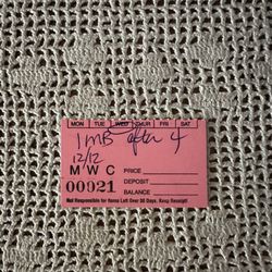 Michael's Boot & Shoe Repair - Take a picture of your ticket stub so you can find your item at pick up.