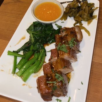 Pusadee's Garden - Pork belly with sweet chili garlic caramel sauce. - Thai Near Me - Pittsburgh, Pennsylvania Pusadee's Garden - Pork belly with sweet chili garlic caramel sauce. - Thai Near Me - Pittsburgh, Pennsylvania