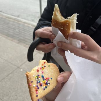 New Town Bakery & Restaurant - sugar cookie and coconut bun - Bakeries Near Me - Vancouver, British Columbia