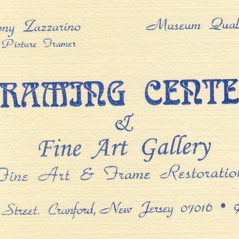 Framing Center & Fine Art Gallery - Art Galleries Near Me - Cranford, New Jersey Framing Center & Fine Art Gallery - Art Galleries Near Me - Cranford, New Jersey