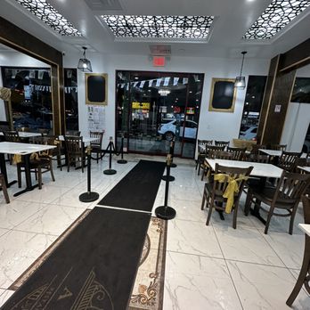 Azal Restaurant & Hall - empty tables and chairs - Breakfast & Brunch Near Me - The Bronx, New York Azal Restaurant & Hall - empty tables and chairs - Breakfast & Brunch Near Me - The Bronx, New York