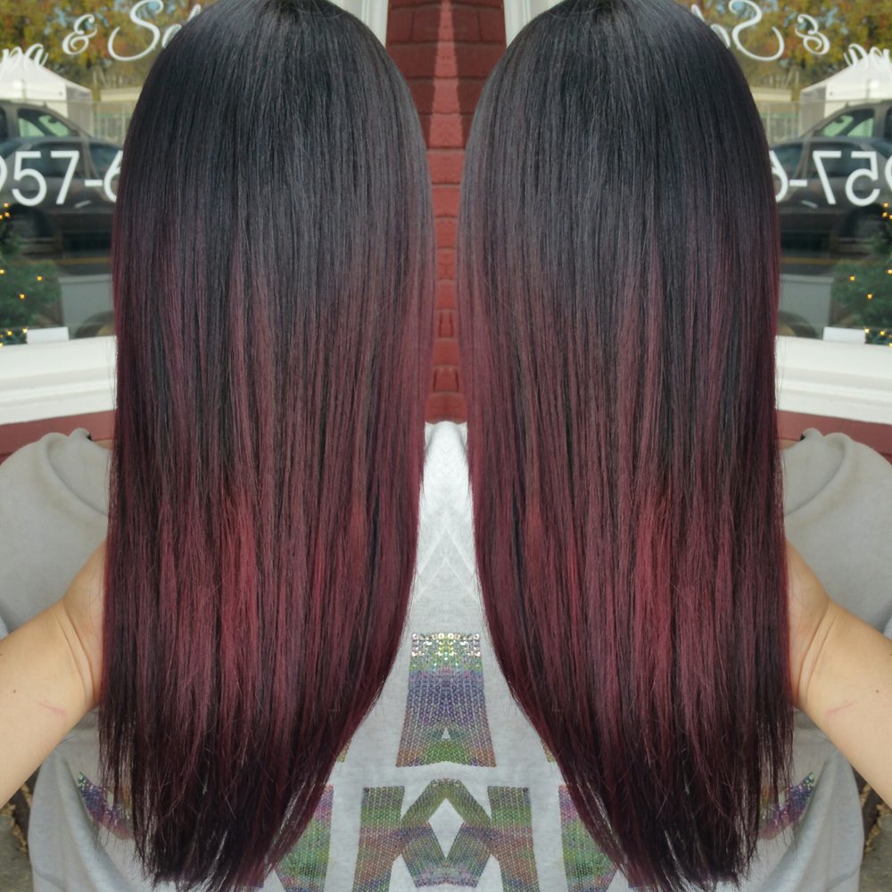 Perfect Locks - Another shot with outside lighting used i-tips lengths 14" & 18" in color 1B Custom cut & colored them to match perfectly - Hair Extensions Near Me - Walnut Creek, California Perfect Locks - Another shot with outside lighting used i-tips lengths 14" & 18" in color 1B Custom cut & colored them to match perfectly - Hair Extensions Near Me - Walnut Creek, California