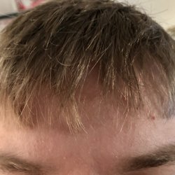 Sport Clips Haircuts of Thornton - High Pointe Park - Uneven bangs that are too short