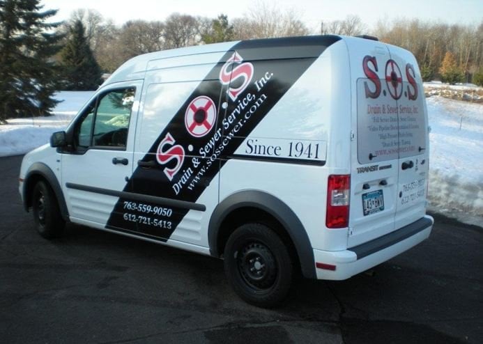 Slide of S O S Drain and Sewer Service