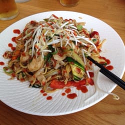 Chow Down - Nasi Goreng hand topped with spicy sauce