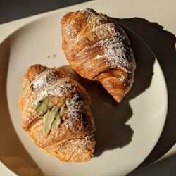 Poss - One pistachio and ricotta cheese, the other orange and ginger