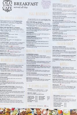 Menu photo 2 Old Town Cafe Camarillo, CA