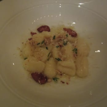 Frasca Food and Wine - gnocchi with brown butter and almonds - Italian Near Me - Boulder, Colorado Frasca Food and Wine - gnocchi with brown butter and almonds - Italian Near Me - Boulder, Colorado