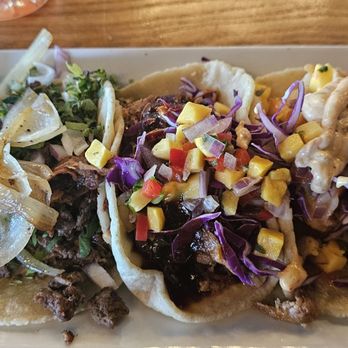 Stonies Taphouse & Bistro - Three different type if tacos - Barbeque Near Me - Salinas, California Stonies Taphouse & Bistro - Three different type if tacos - Barbeque Near Me - Salinas, California