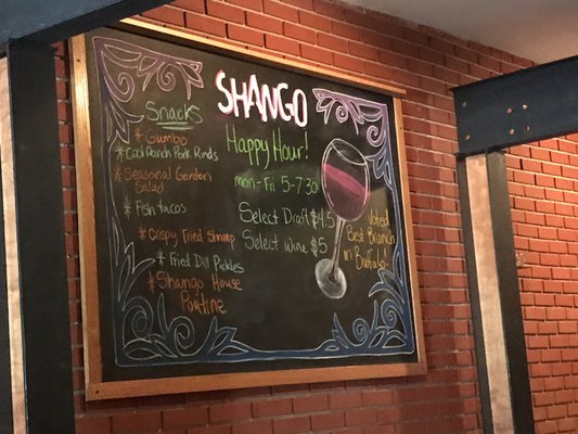 Menu photo 5 Shango New Orleans Bistro / Wine Bar Buffalo, NY Menu photo 5 Shango New Orleans Bistro / Wine Bar Buffalo, NY