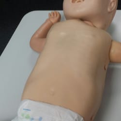 React Medical Training - Learned infant CPR on this mannequin