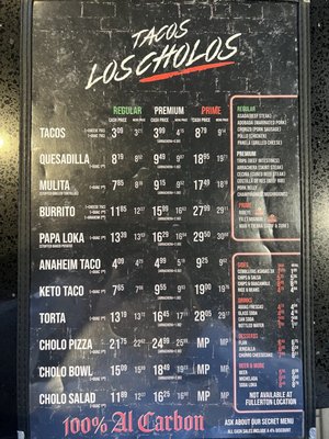Menu photo 5 Tacos Los Cholos - Fullerton Fullerton, CA Menu photo 5 Tacos Los Cholos - Fullerton Fullerton, CA