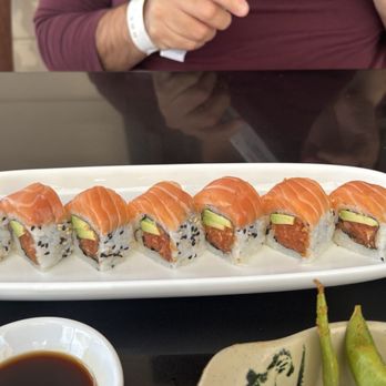 Sushi Teri House - Salmon crab spicy roll - Japanese Near Me - Santa Barbara, California Sushi Teri House - Salmon crab spicy roll - Japanese Near Me - Santa Barbara, California