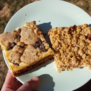 Hen House Eatery - Caramel apple cheesecake and chocolate chip cookie dough cheesecake. - Breakfast & Brunch Near Me - Minneapolis, Minnesota