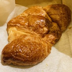 Ham & cheese croissant warmed up