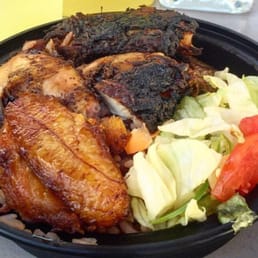small order of jerk chicken w rice/beans small order of jerk chicken w rice/beans