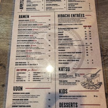 Nikugen Steak & Ramen - Menu - Japanese Near Me - Frisco, Texas Nikugen Steak & Ramen - Menu - Japanese Near Me - Frisco, Texas