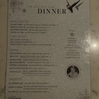 The Electric Jane - Dinner Menu - Music Venues Near Me - Nashville, Tennessee The Electric Jane - Dinner Menu - Music Venues Near Me - Nashville, Tennessee