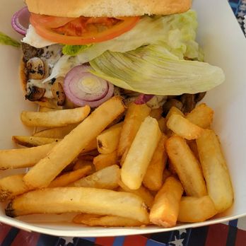 The Mastic Beach Snack Bar - Blue Burger - Fast Food Near Me - Mastic Beach, New York
