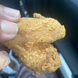 The Blue Store DBA Triplet's Foodmart - It's the glow of the chicken for me ... these wings and that season lawd!!!