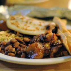 El Salvador Restaurant - A little bit of everything on the buffet!
