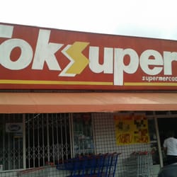 Supermercado Tok Super - Entrada do Tok Super.