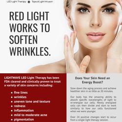 Cutting Edge Hair Studio & Spa - New LED Red Light exclusive technology for anti-aging and glowing skin