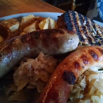 Bronwyn - Wurst trio. The best outside of Europe, and saurkraut to live for. - German Near Me - Somerville, Massachusetts Bronwyn - Wurst trio. The best outside of Europe, and saurkraut to live for. - German Near Me - Somerville, Massachusetts