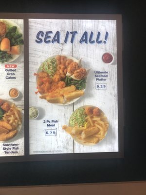Menu photo 1 Captain D's Tuscaloosa, AL