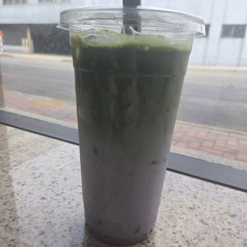 Cafe Blessing - Blueberry matcha latte - Coffee Roasteries Near Me - Mineola, New York Cafe Blessing - Blueberry matcha latte - Coffee Roasteries Near Me - Mineola, New York
