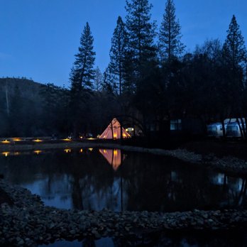 AutoCamp Yosemite - Night time! - Hotels Near Me - Midpines, California AutoCamp Yosemite - Night time! - Hotels Near Me - Midpines, California