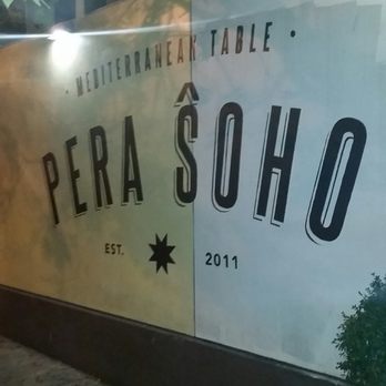 Pera Soho - Outside don't miss it - Mediterranean Near Me - New York, New York