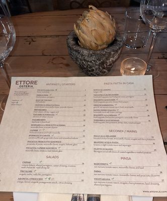 Menu photo 2 Ettore Osteria Los Angeles, CA Menu photo 2 Ettore Osteria Los Angeles, CA