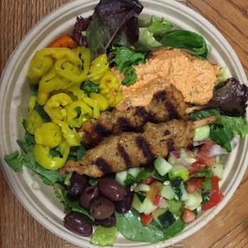 Wild Fig - My salad bowl of awesome chicken meatballs and great toppings. - Turkish Near Me - Roslyn, New York Wild Fig - My salad bowl of awesome chicken meatballs and great toppings. - Turkish Near Me - Roslyn, New York