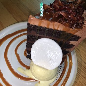 Yardbird Table & Bar - Bourbon Bacon Chocolate Cake - Southern Near Me - Miami Beach, Florida