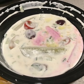 DishDash - Help what is this? It was yogurt like with cucumber spears, olives and I think red bell pepper - Middle Eastern Near Me - Sunnyvale, California DishDash - Help what is this? It was yogurt like with cucumber spears, olives and I think red bell pepper - Middle Eastern Near Me - Sunnyvale, California
