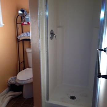 All Walls Drywall and Construction - Bathroom before remodel tiny shower  it was only 3x3 - General Contractors Near Me - San Jose, California
