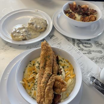 Bartlett Breakfast Factory - Biscuits and gravy. Shrimp and grits. Catfish and grits. - Breakfast & Brunch Near Me - Memphis, Tennessee Bartlett Breakfast Factory - Biscuits and gravy. Shrimp and grits. Catfish and grits. - Breakfast & Brunch Near Me - Memphis, Tennessee