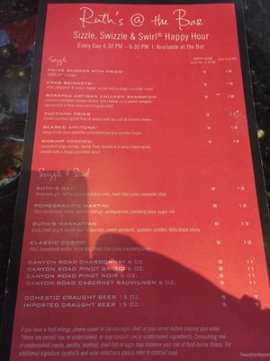 Menu photo 7 Ruth's Chris Steak House San Antonio, TX