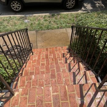 Ramirez Brick Repair Services - After the power wash the next day post installation - Masonry/Concrete Near Me - Alexandria,, Virginia